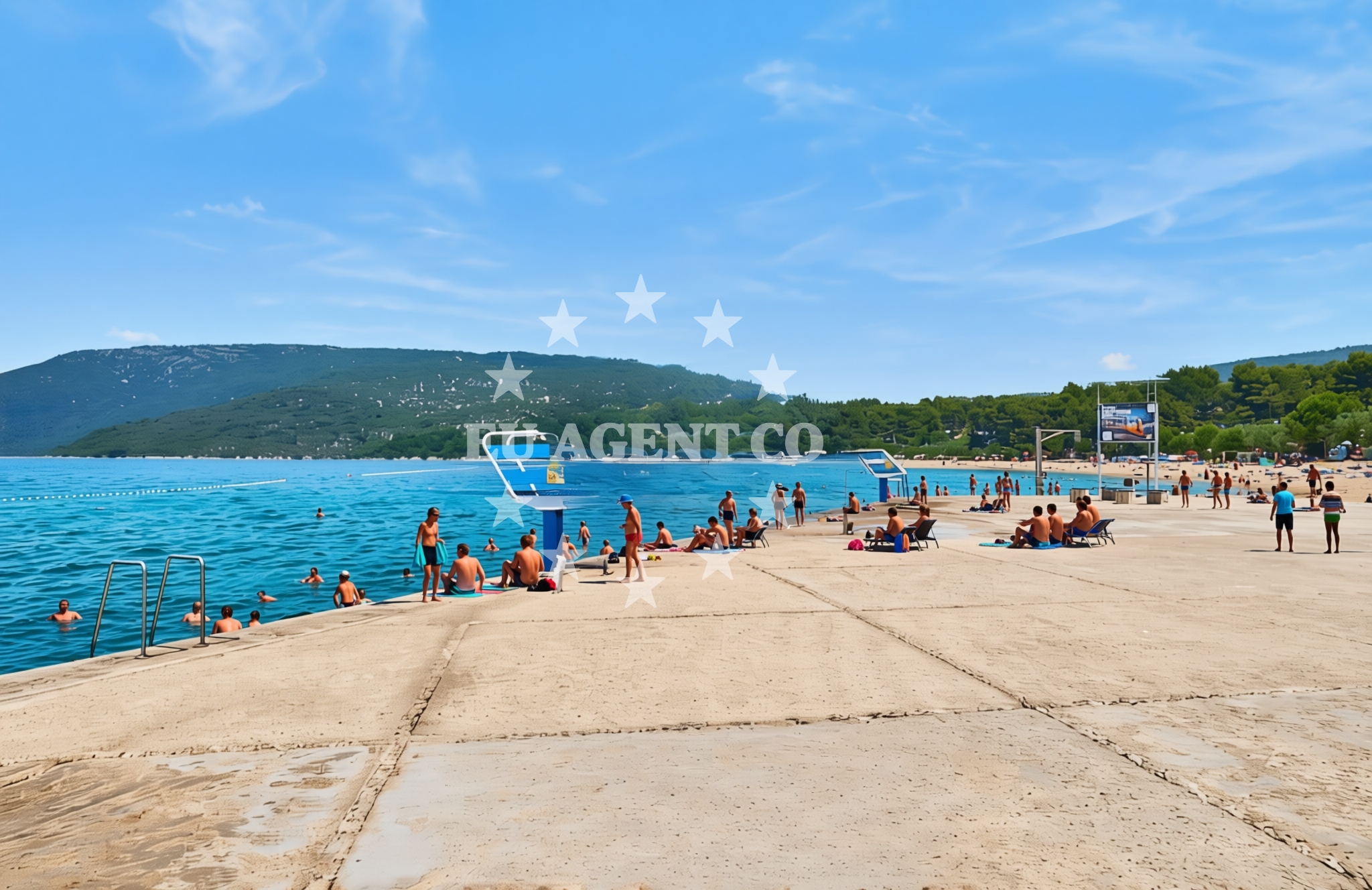 Additional view of Kovacine beach in Ulica Mate Solisa 15, Cres