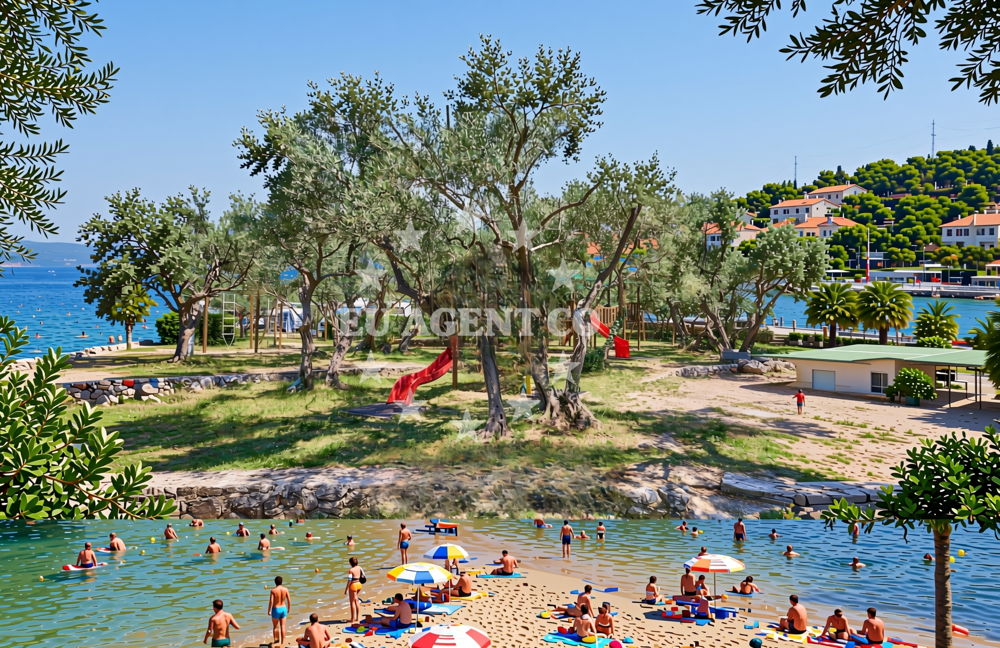 Additional view of Kovacine beach in Ulica Mate Solisa 15, Cres