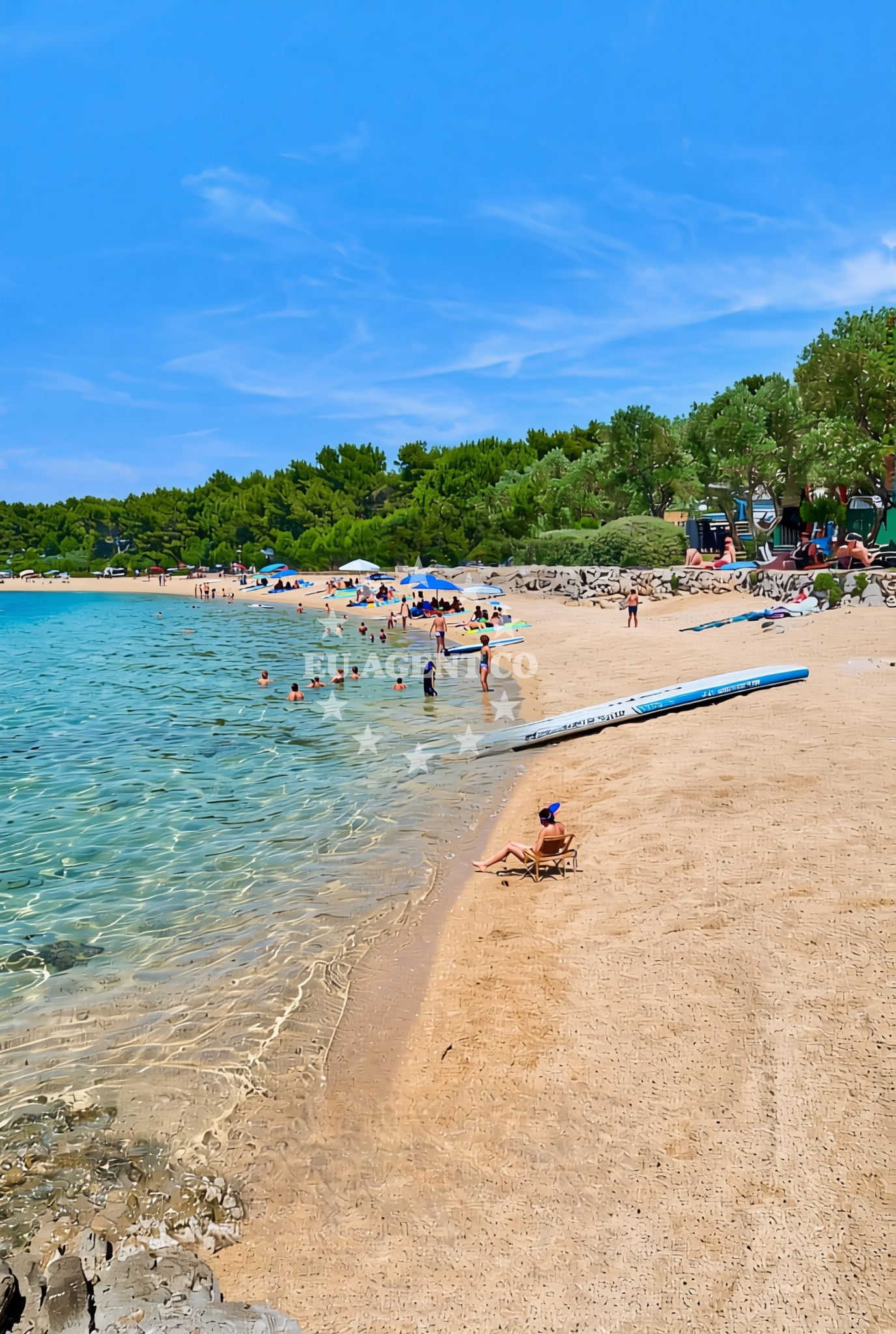 Additional view of Kovacine beach in Ulica Mate Solisa 15, Cres