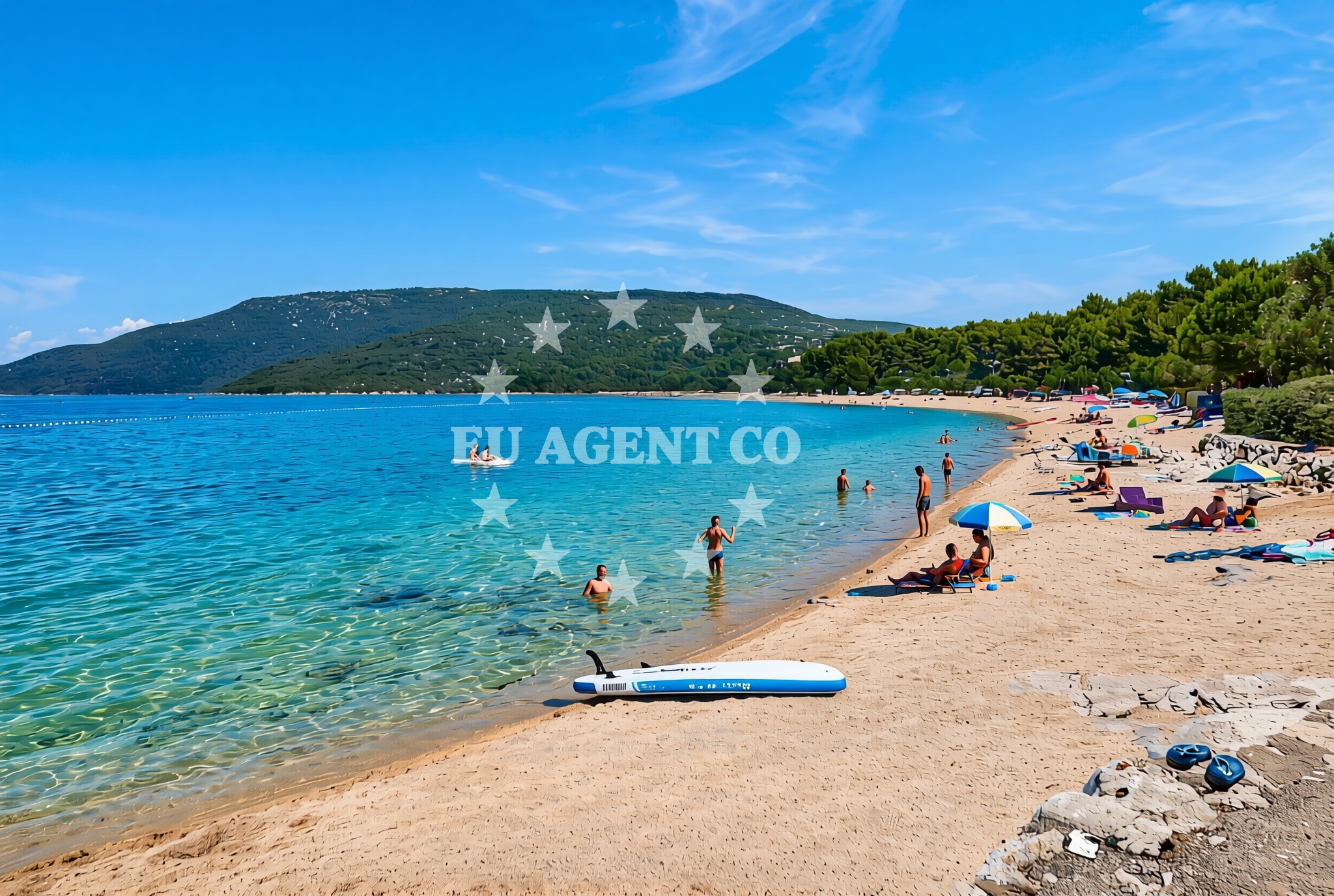 Additional view of Kovacine beach in Ulica Mate Solisa 15, Cres