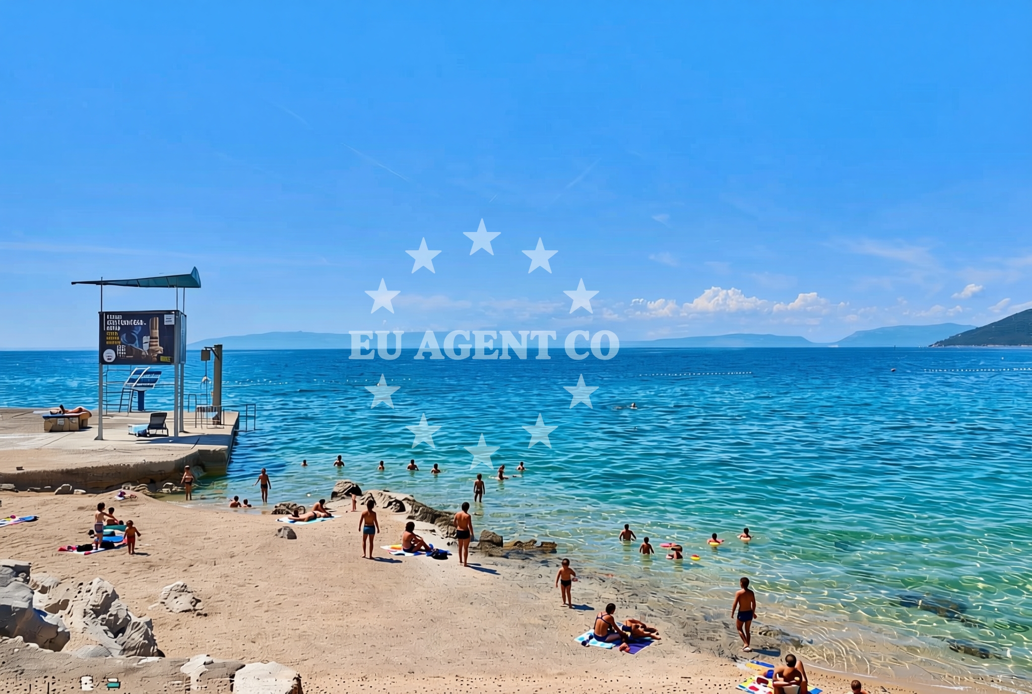 Additional view of Kovacine beach in Ulica Mate Solisa 15, Cres