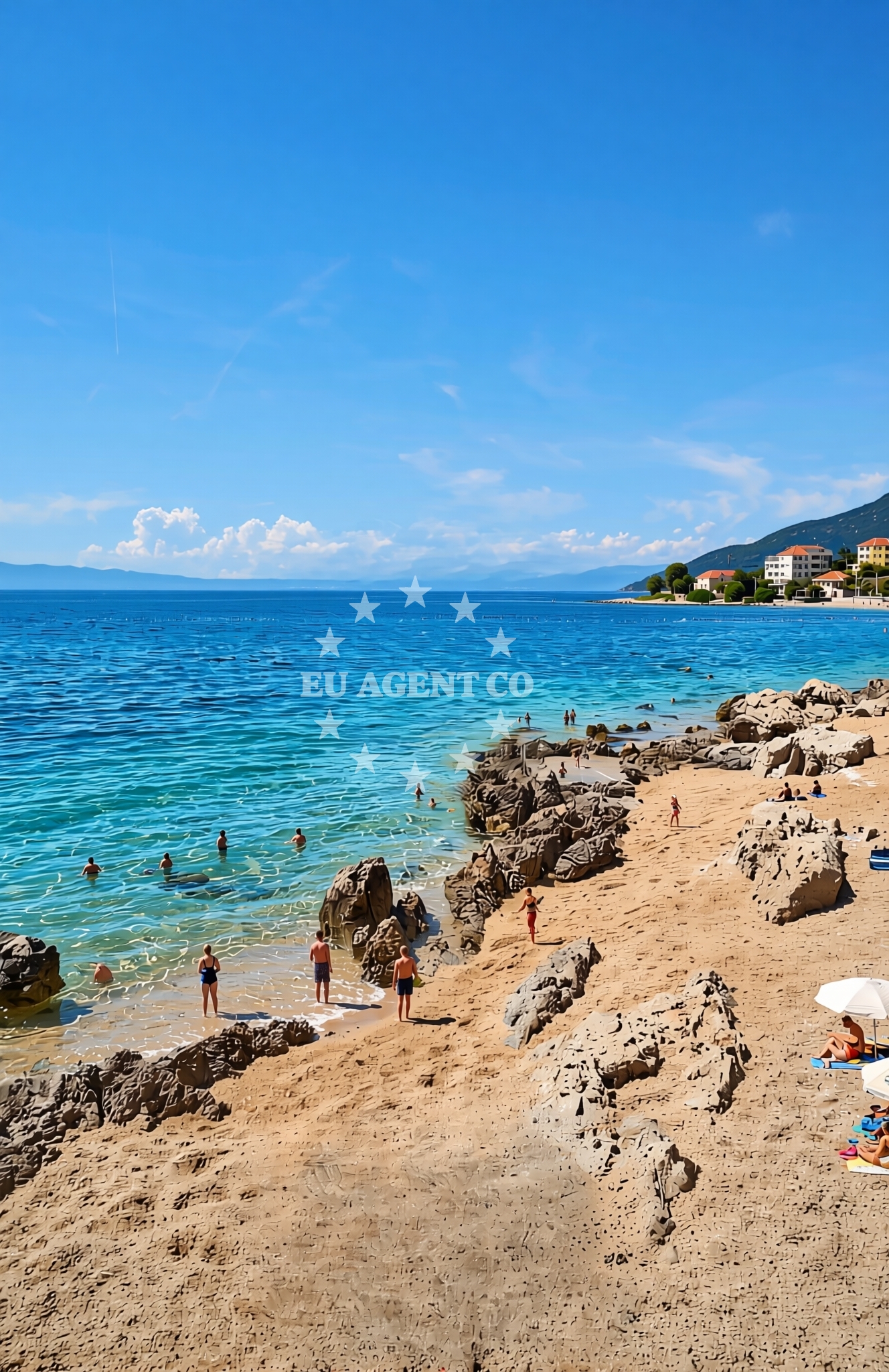 Additional view of Kovačine (dog beach), Cres (Cres) Beach in Kovačine (plaža za pse)