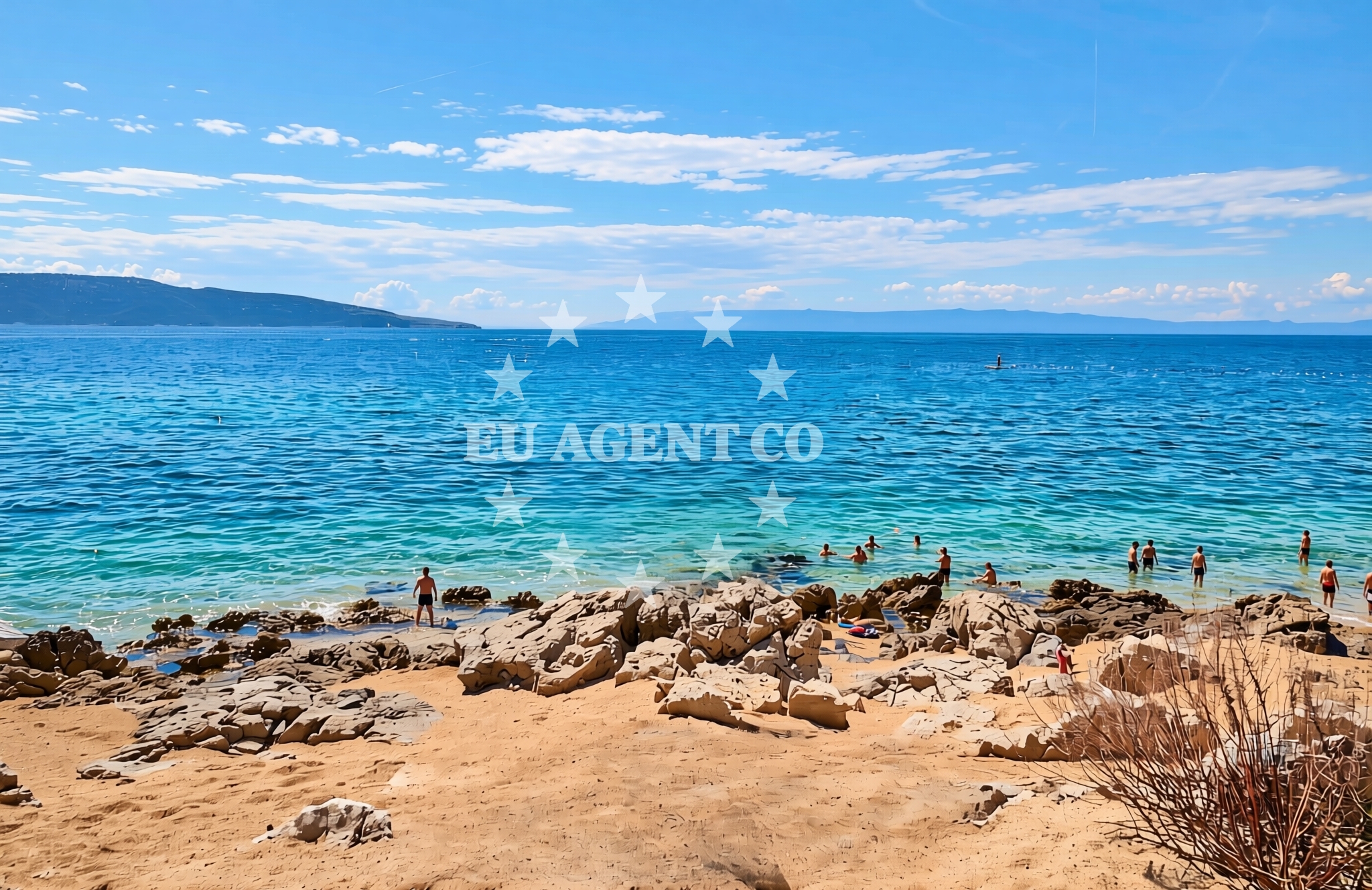 Additional view of Kovačine (dog beach), Cres (Cres) Beach in Kovačine (plaža za pse)