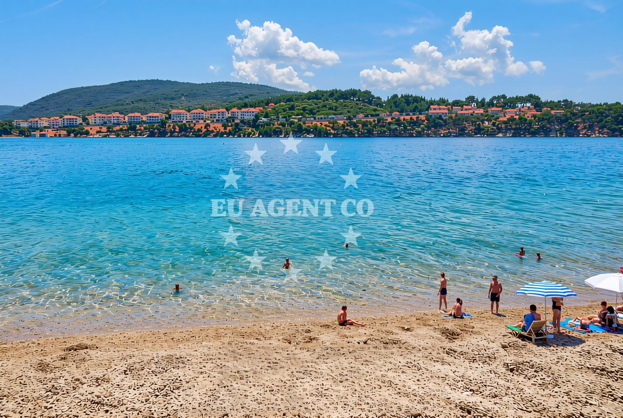 Additional view of Kovačine jug, Cres (Cres) Beach in Kovačine jug
