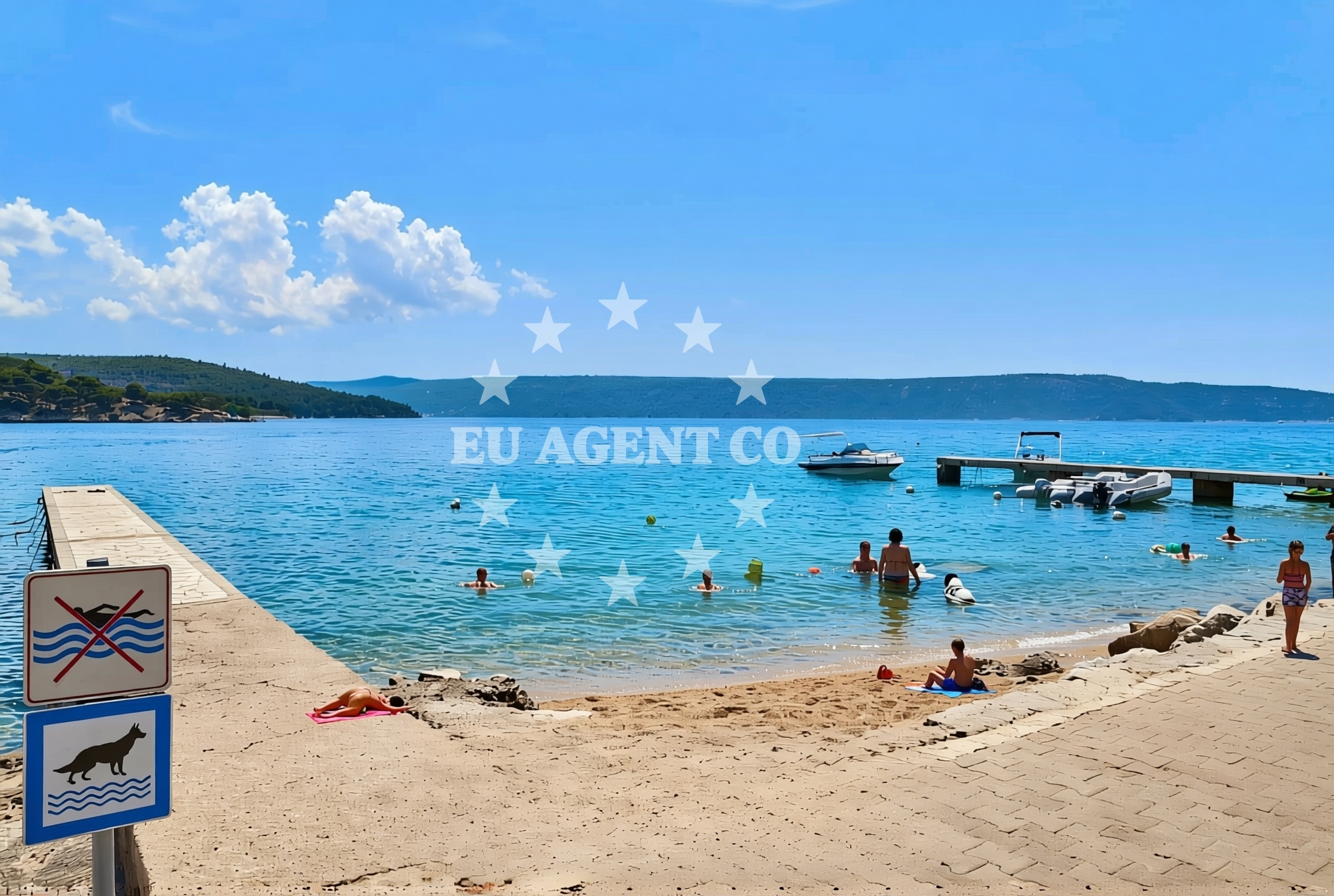 Additional view of Kovačine jug (dog beach), Cres (Cres) Beach in Kovačine jug (plaža za pse)