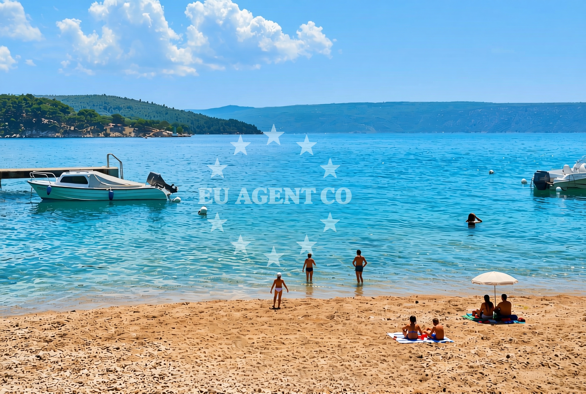 Additional view of Kovačine jug (dog beach), Cres (Cres) Beach in Kovačine jug (plaža za pse)