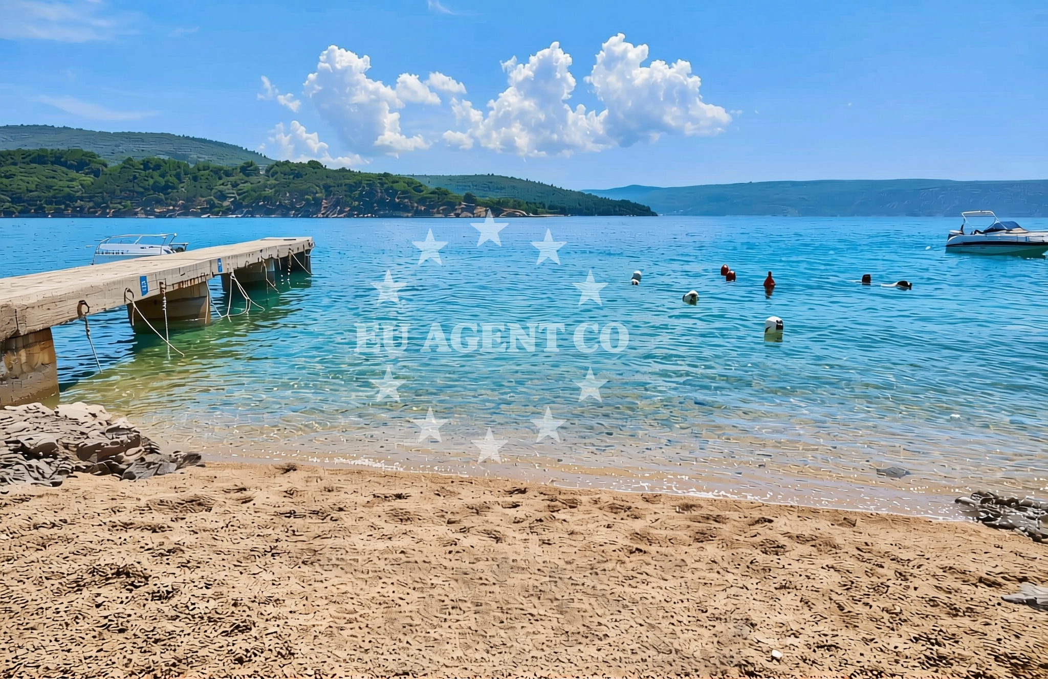 Additional view of Kovačine jug (dog beach), Cres (Cres) Beach in Kovačine jug (plaža za pse)