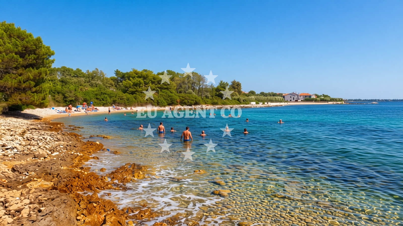 Overview of Kozino beach in Put Špetica 13a Prizemlje, Zadar