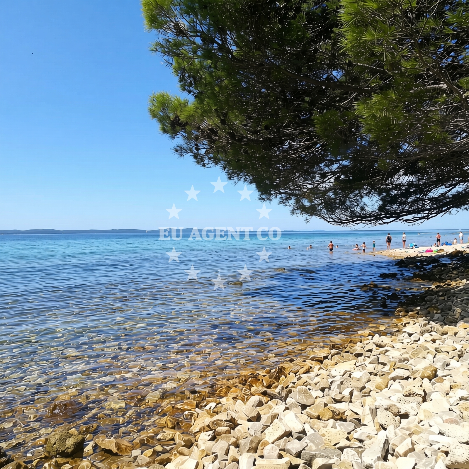 Beach facilities and surroundings at Kozino beach in Put Špetica 13a Prizemlje, Zadar