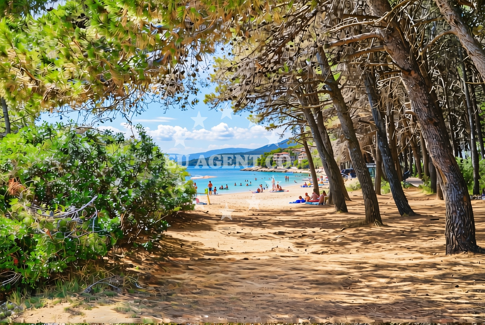 Additional view of Kozino beach in Put Špetica 13a Prizemlje, Zadar