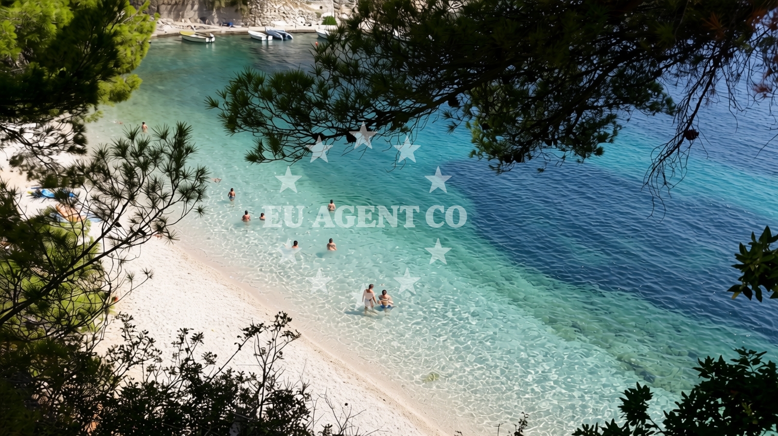 Overview of Kozja beach