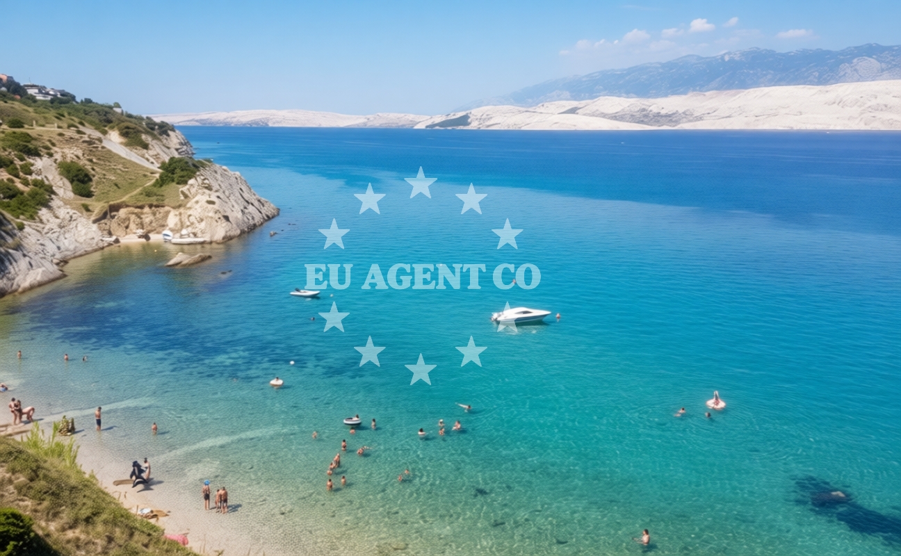Additional view of Kozlinjak beach in Bošana, Pag