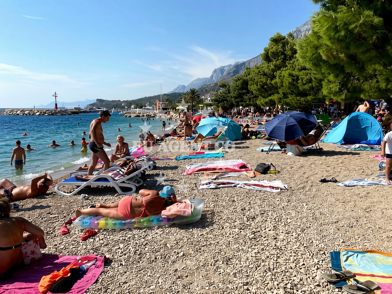 Additional view of Kraj beach in Kraj 93, Tučepi