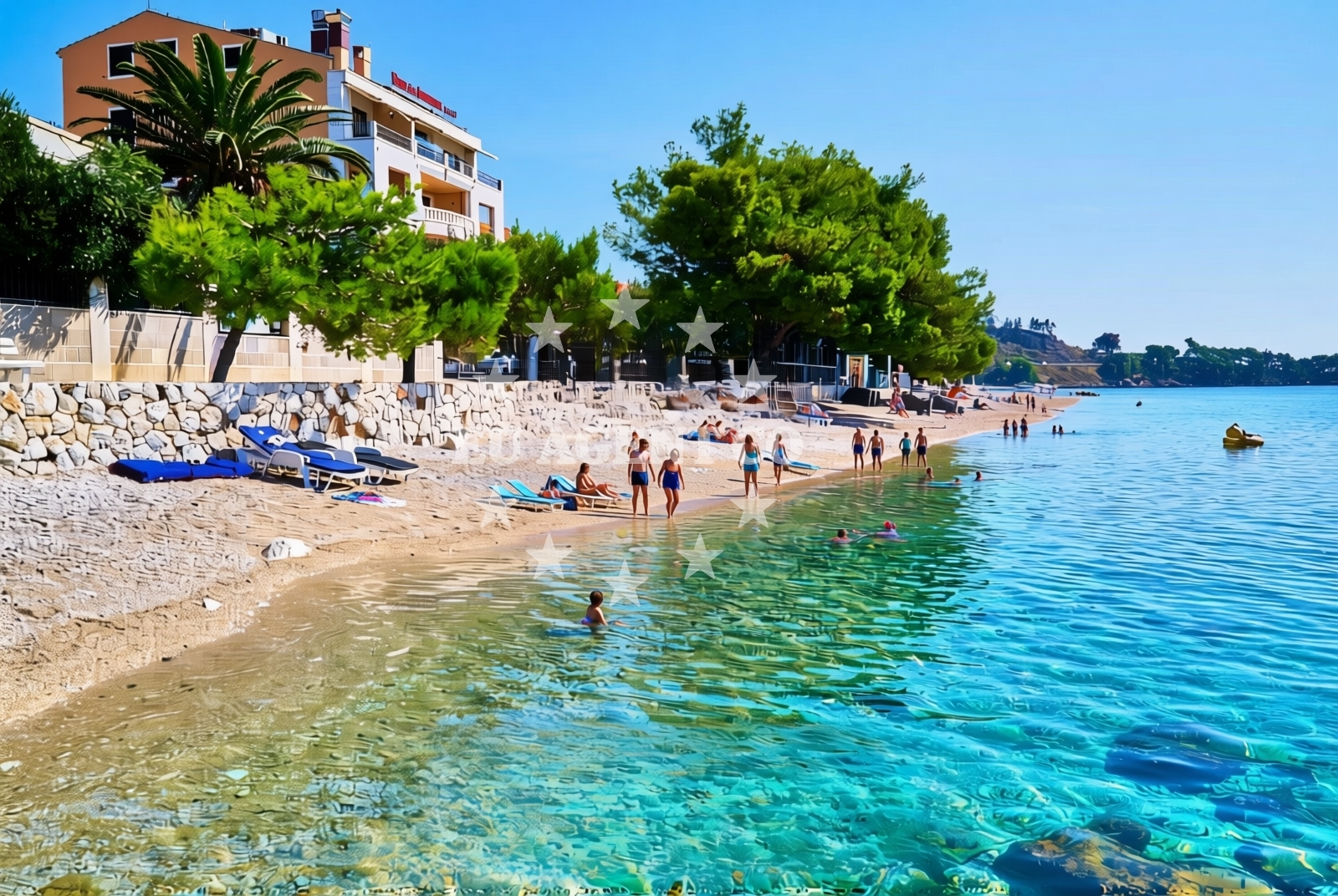 Additional view of Kraj beach in Kraj 93, Tučepi