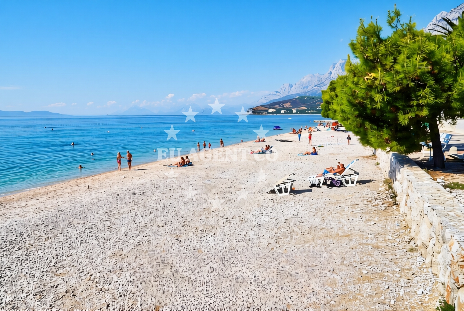 Additional view of Kraj beach in Kraj 93, Tučepi