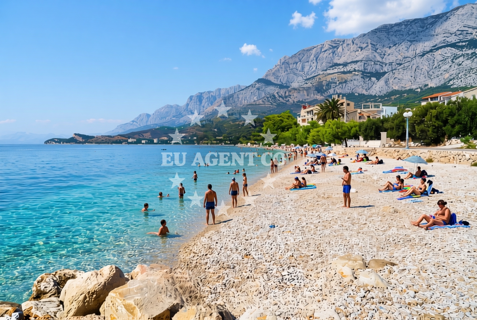 Additional view of Kraj beach in Kraj 93, Tučepi