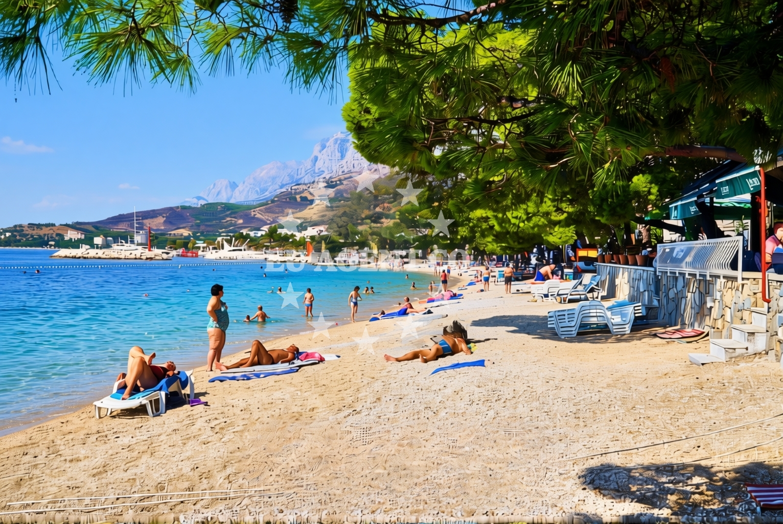 Additional view of Kraj beach in Kraj 93, Tučepi