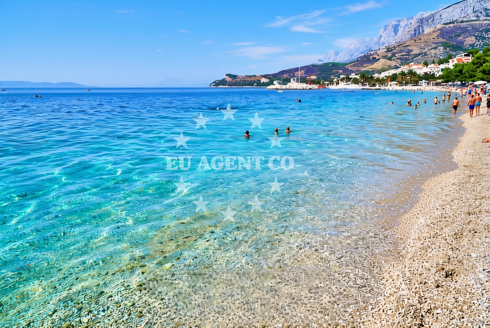 Additional view of Kraj beach in Kraj 93, Tučepi