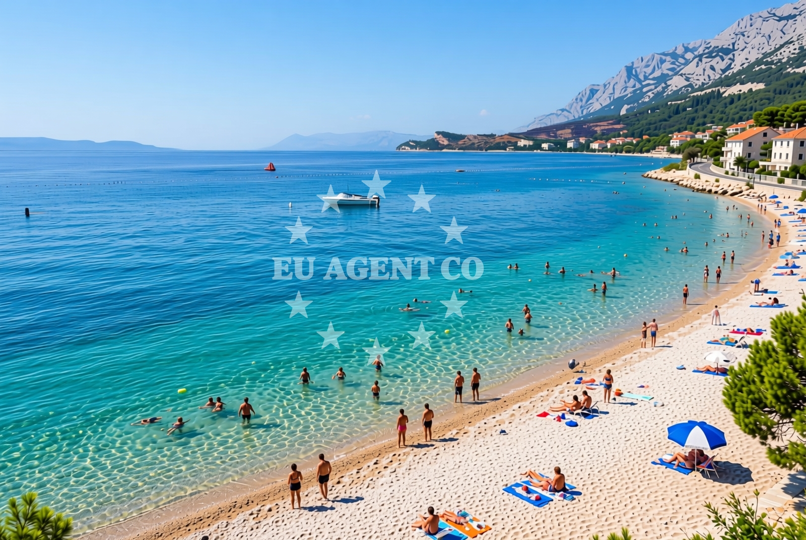 Additional view of Kraj beach in Kraj 93, Tučepi