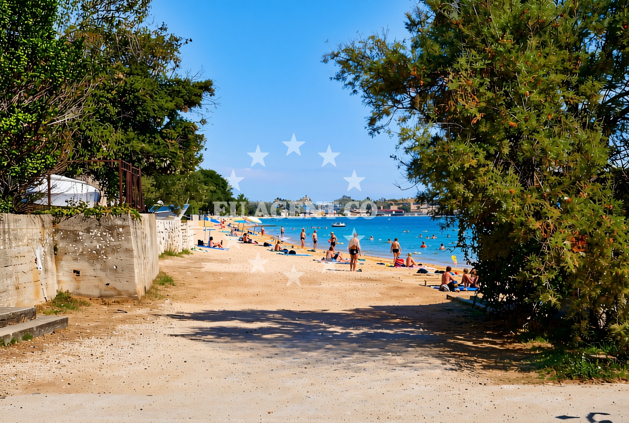 Sea and coastal view of Kraj (Pašman): beaches and coves (3) in Kraj (Pašman)