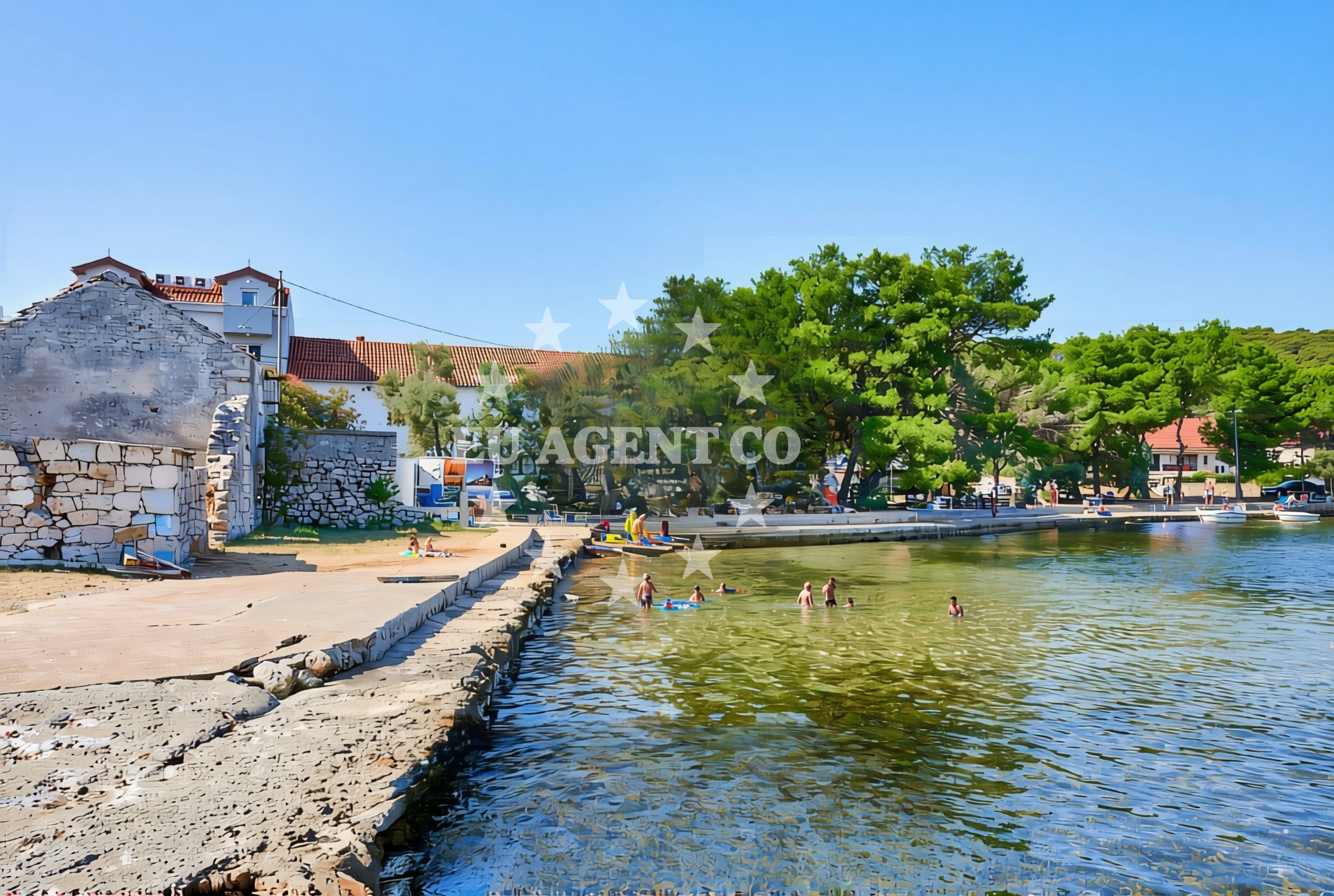 Beach facilities and surroundings at Kraj (Pašman): beaches and coves (3) in Kraj (Pašman)