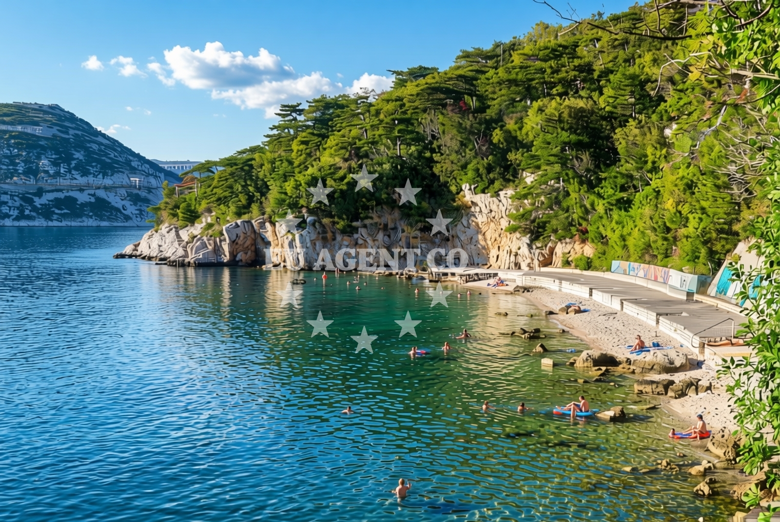 Overview of Kraljevica: beaches and coves (4) in Kraljevica