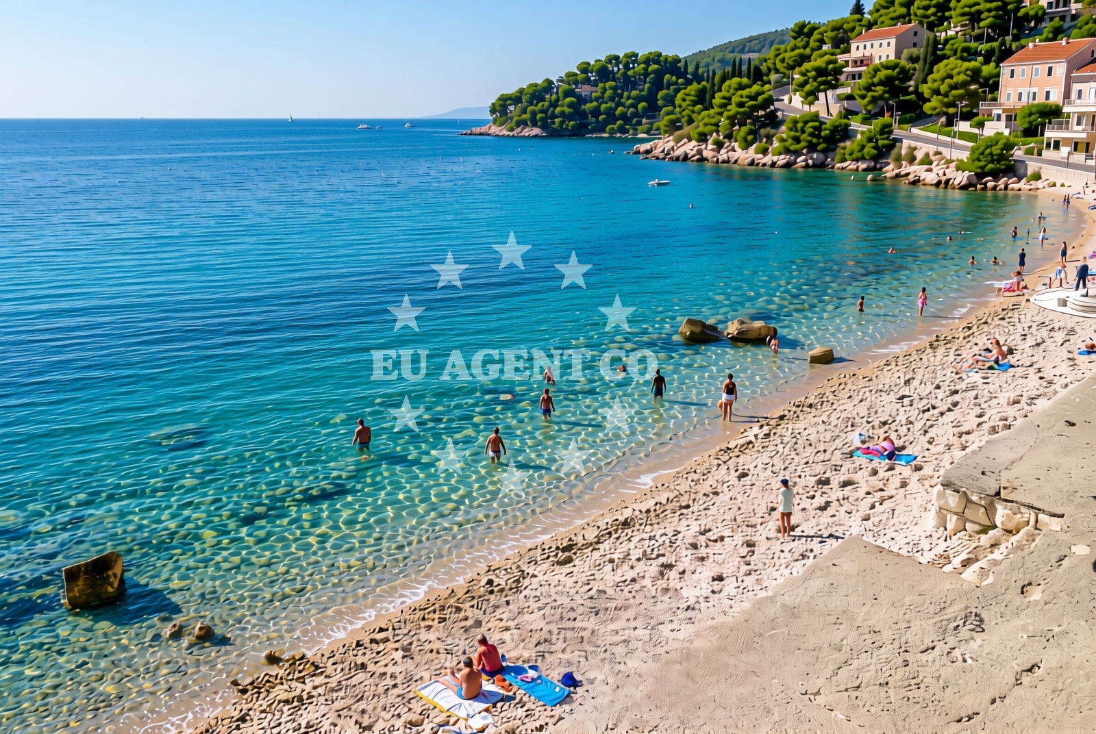 Beach facilities and surroundings at Kraljevica: beaches and coves (4) in Kraljevica