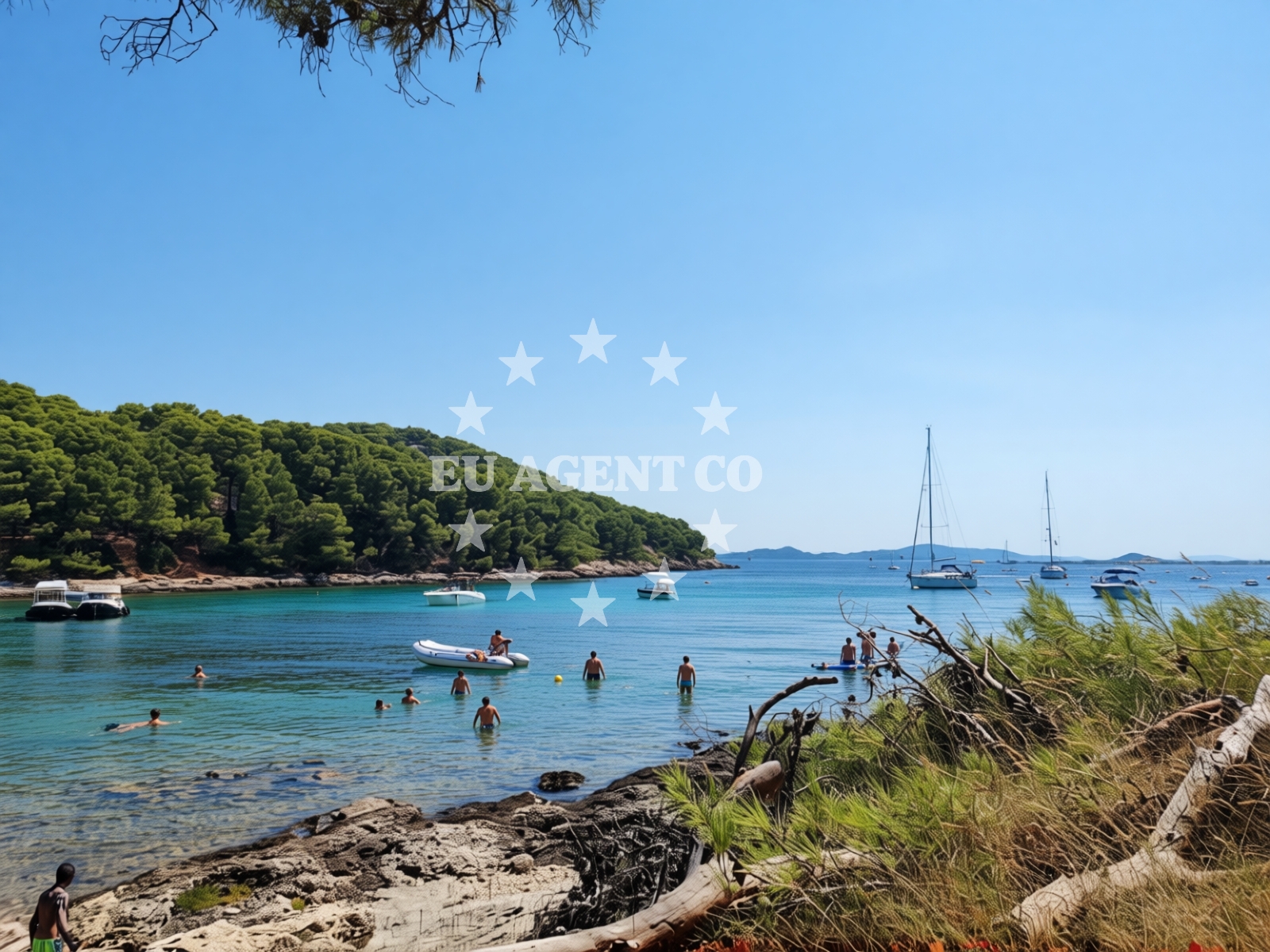 Additional view of Kranje Beach, Vrgada in Ulica Zdeslava Turića Vila Vesper, Drage