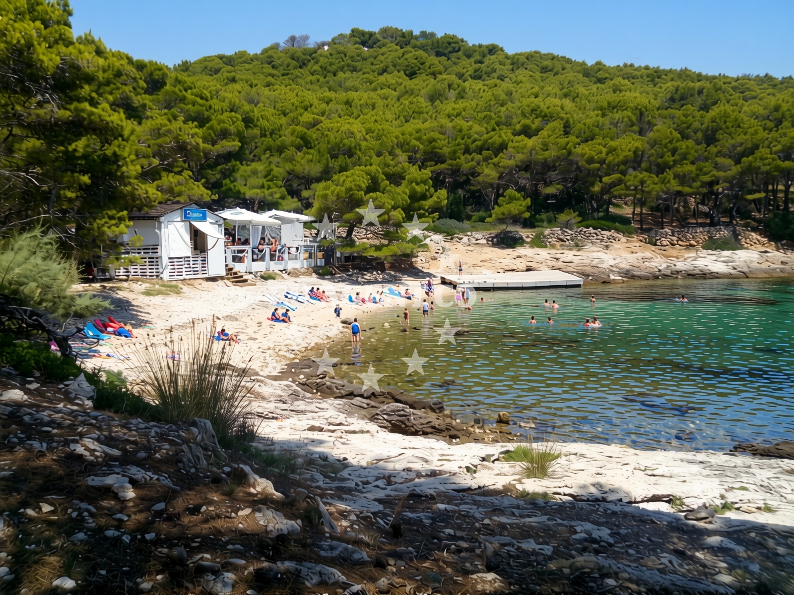 Additional view of Kranje Beach, Vrgada in Ulica Zdeslava Turića Vila Vesper, Drage