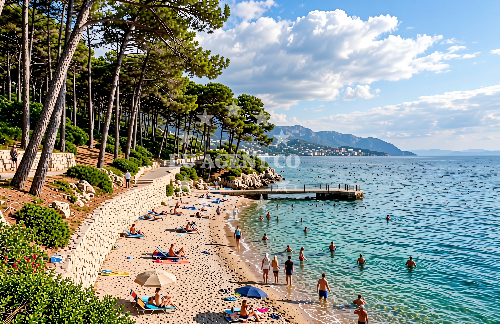 Additional view of Kranje Beach, Vrgada in Ulica Zdeslava Turića Vila Vesper, Drage