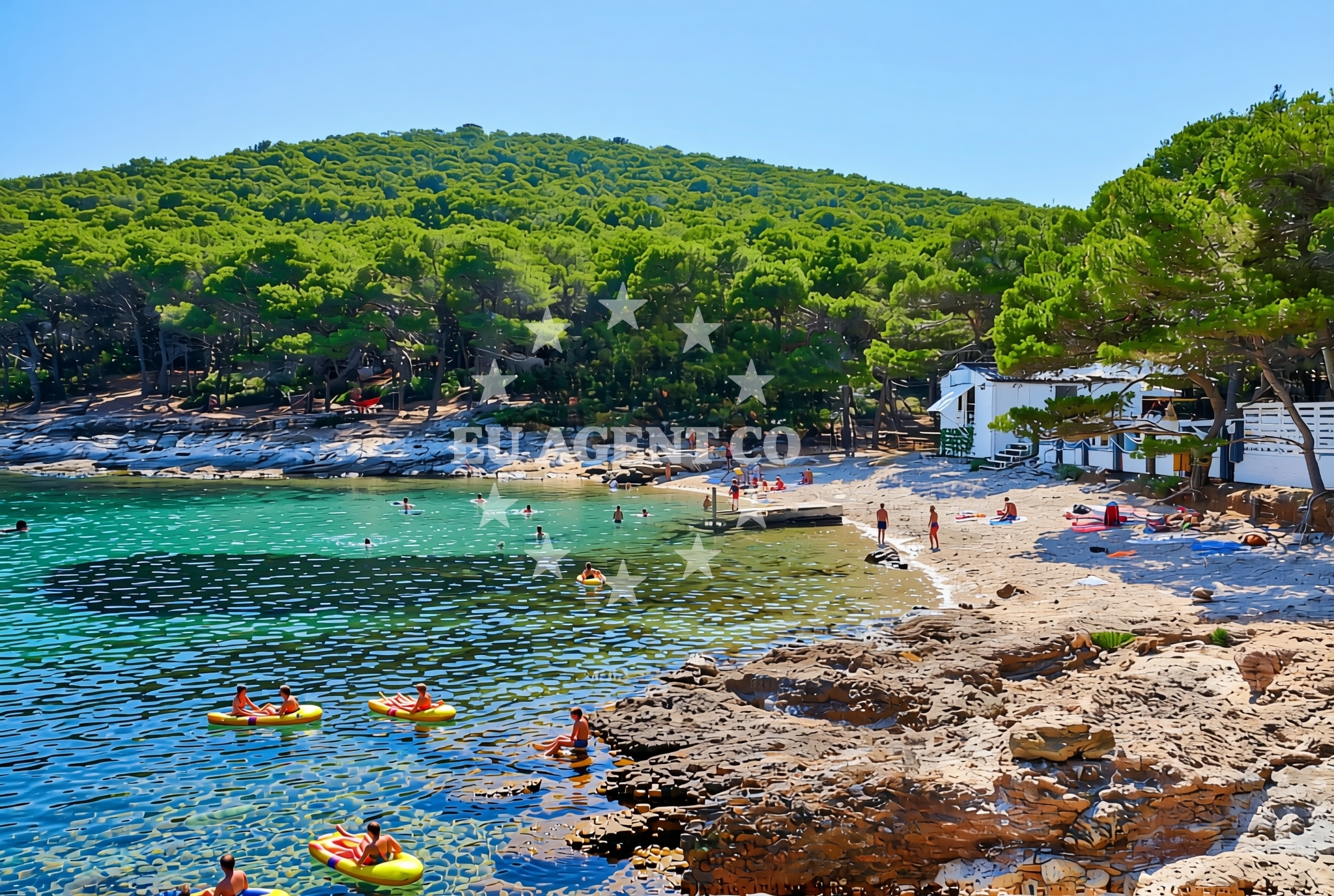 Additional view of Kranje Beach, Vrgada in Ulica Zdeslava Turića Vila Vesper, Drage