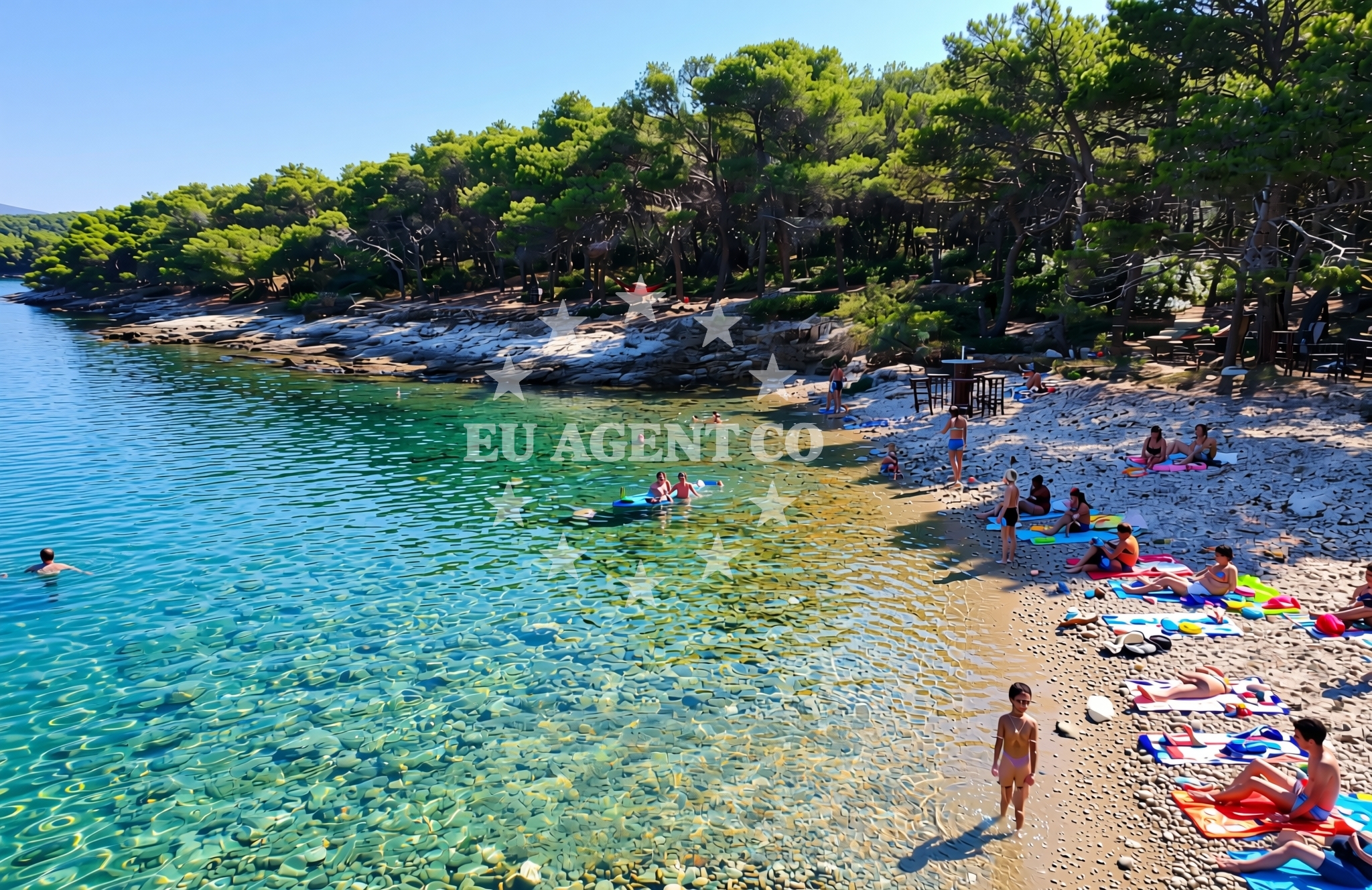 Additional view of Kranje Beach, Vrgada in Ulica Zdeslava Turića Vila Vesper, Drage