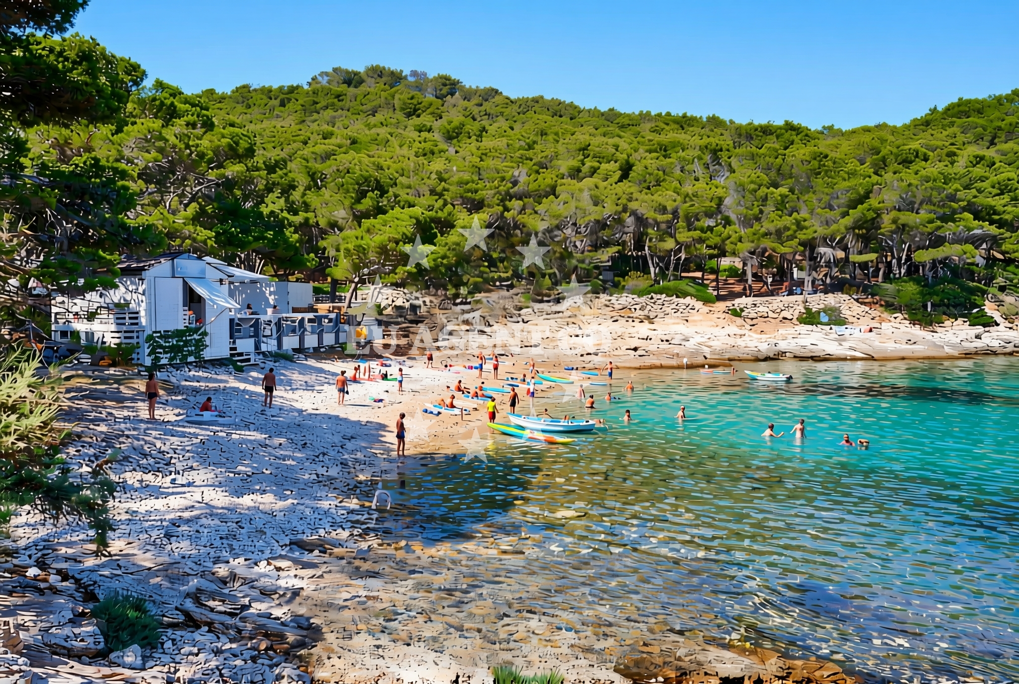 Additional view of Kranje Beach, Vrgada in Ulica Zdeslava Turića Vila Vesper, Drage