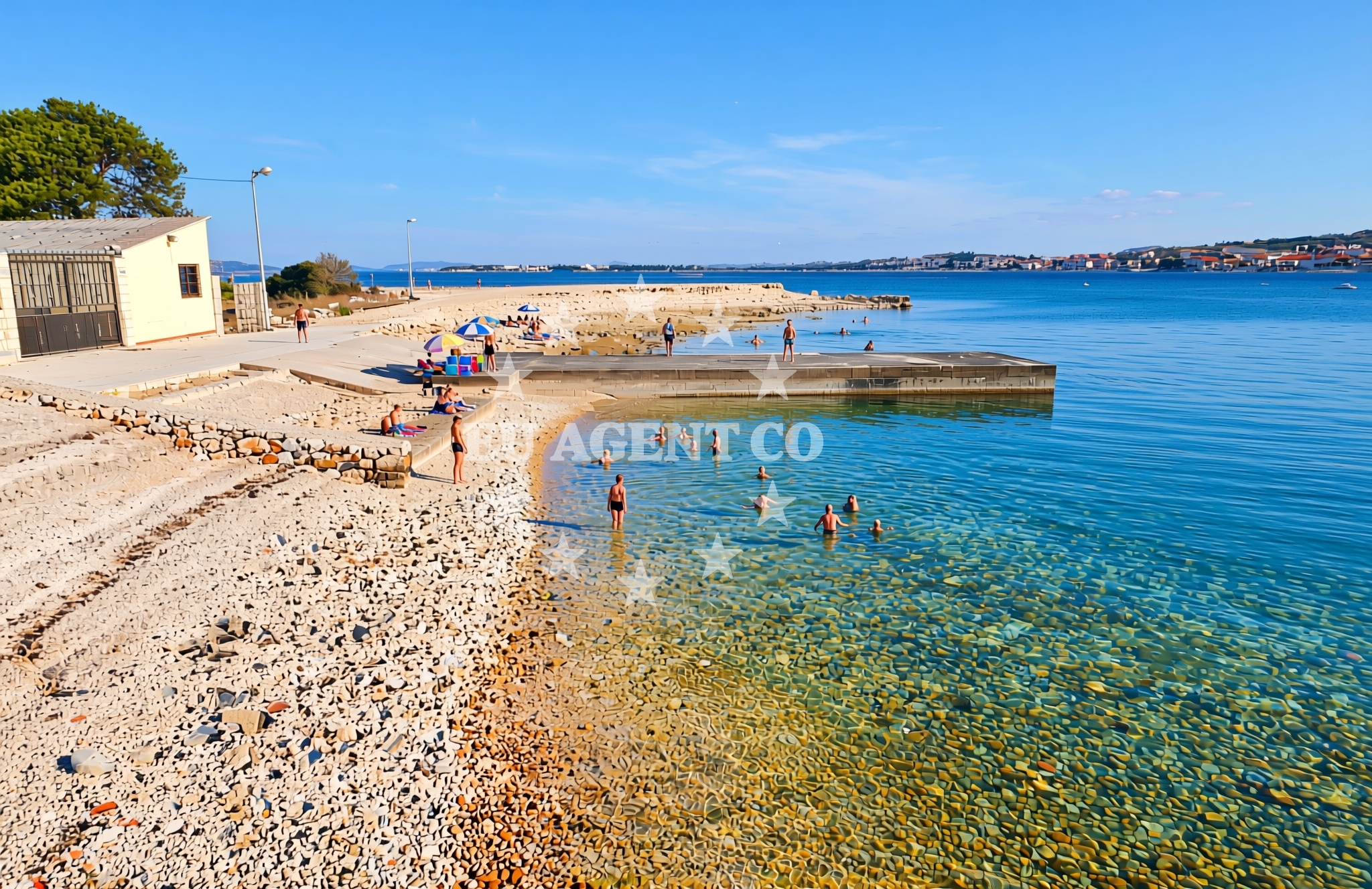 Shoreline and swimming area at Krapanj (Krapanj): beaches and coves (6) in Krapanj (Krapanj)