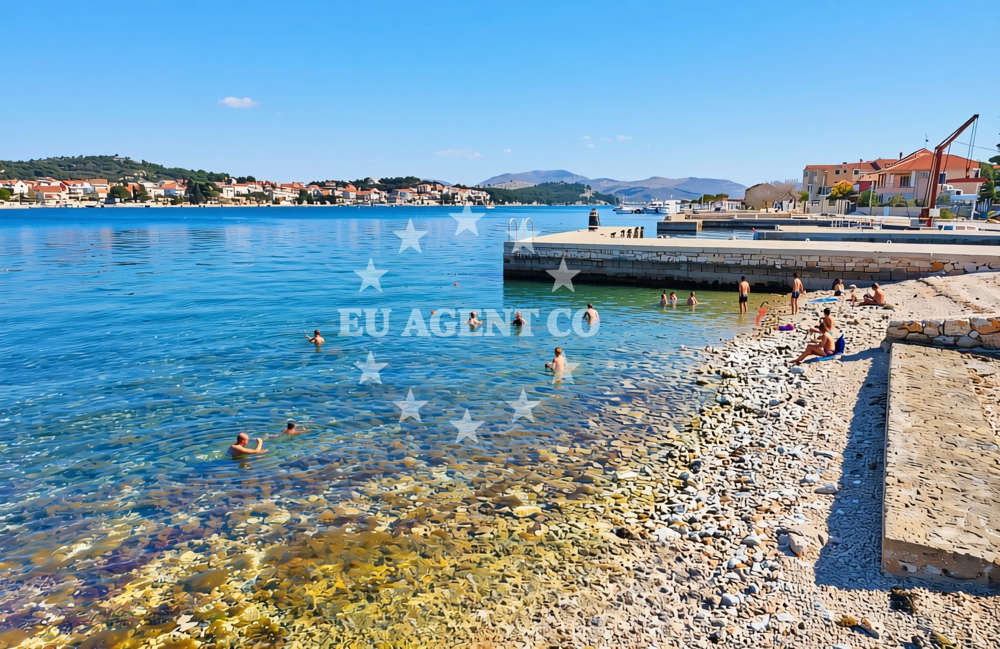 Beach facilities and surroundings at Krapanj (Krapanj): beaches and coves (6) in Krapanj (Krapanj)