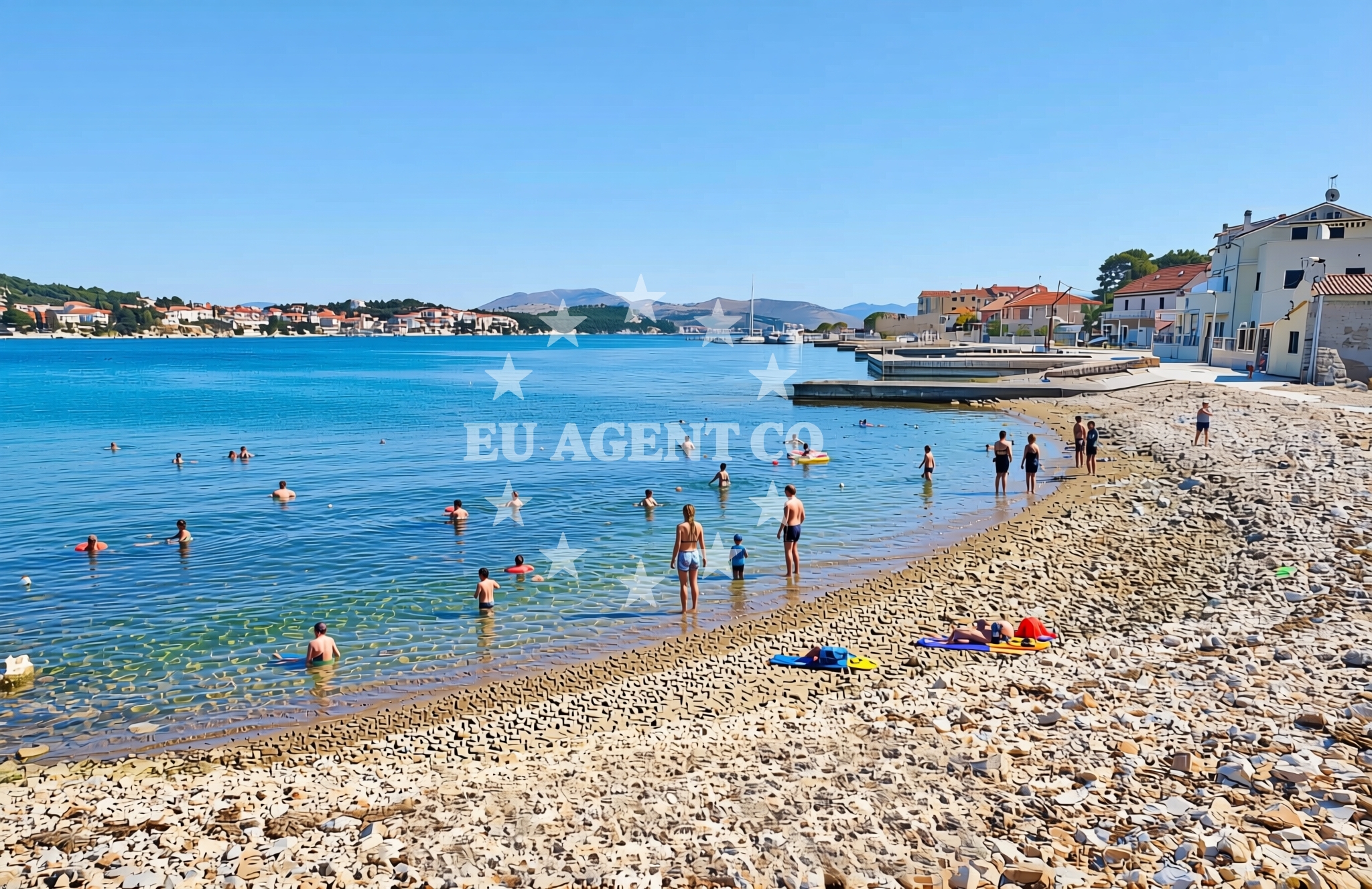 Additional view of Krapanj (Krapanj): beaches and coves (6) in Krapanj (Krapanj)