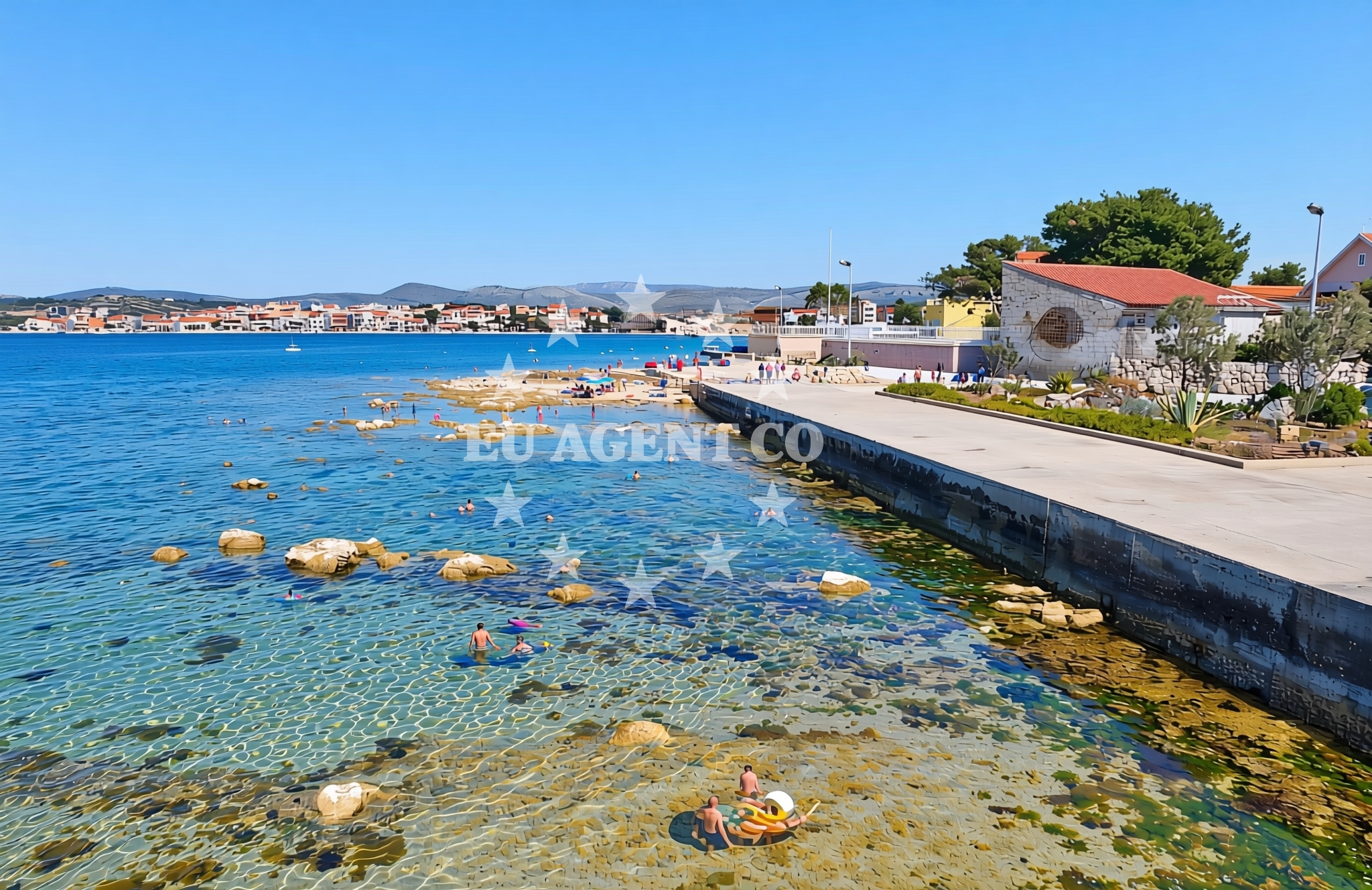 Additional view of Krapanj (Krapanj): beaches and coves (6) in Krapanj (Krapanj)