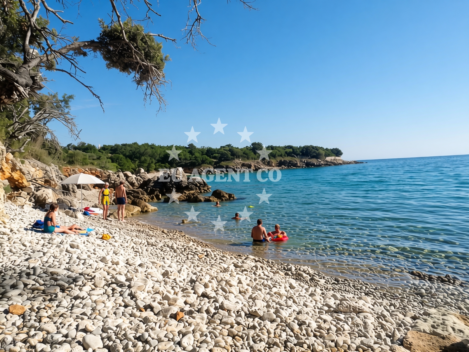 Additional view of Krcalo beach in Jakišnica 279, Lun