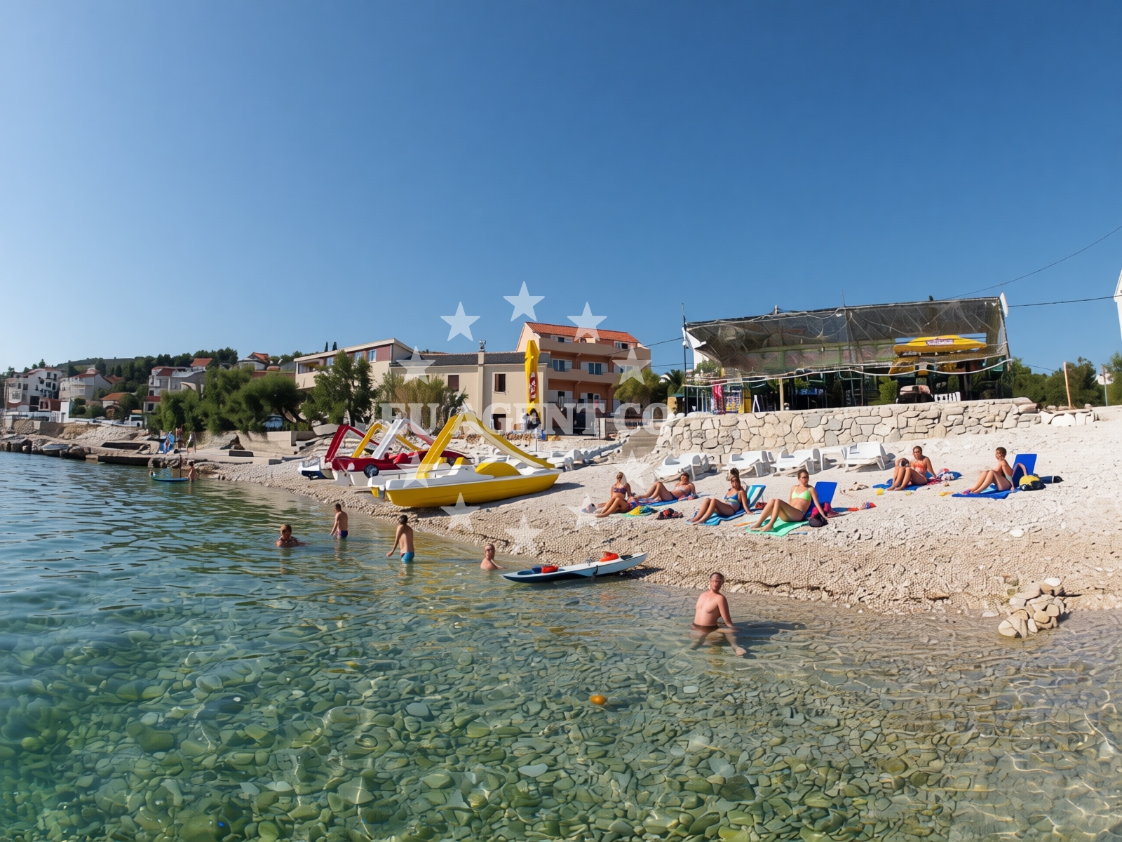 Additional view of Krcica beach in , Trogir