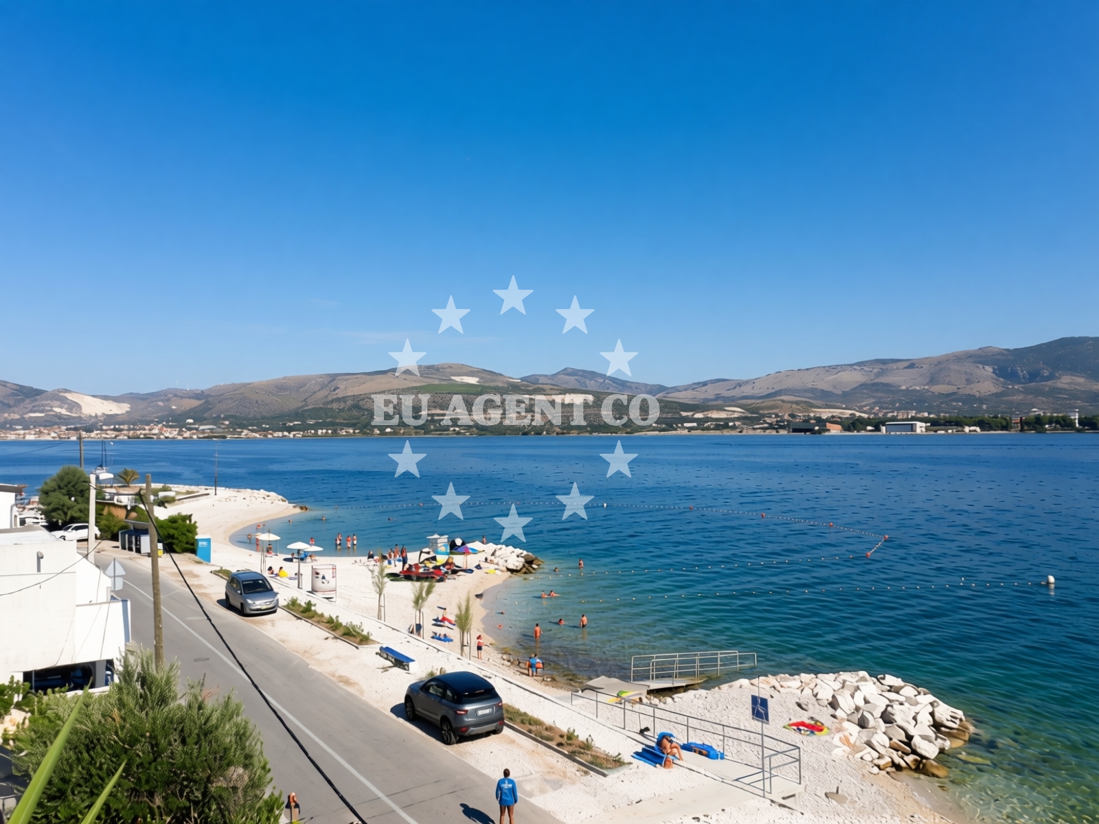 Additional view of Krcica beach in , Trogir