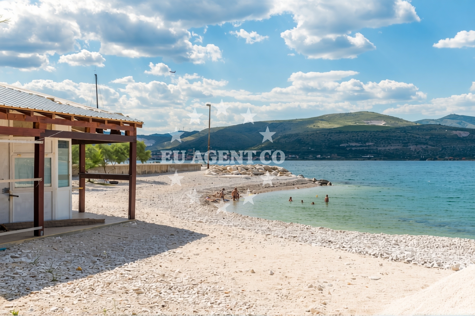 Additional view of Krcica beach in , Trogir