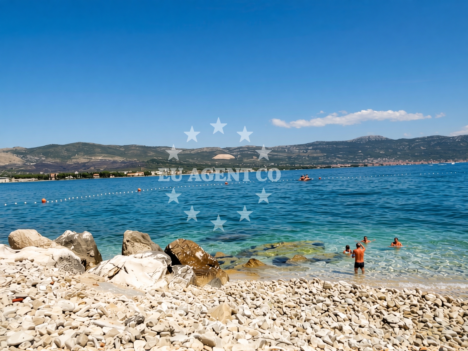 Additional view of Krcica beach in , Trogir