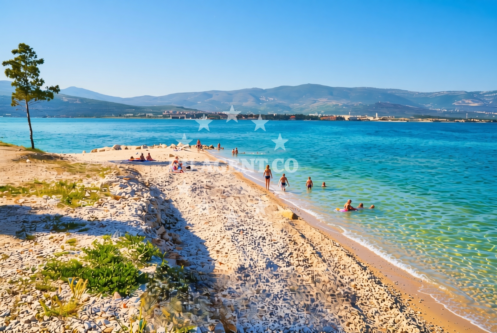 Additional view of Krcica beach in , Trogir