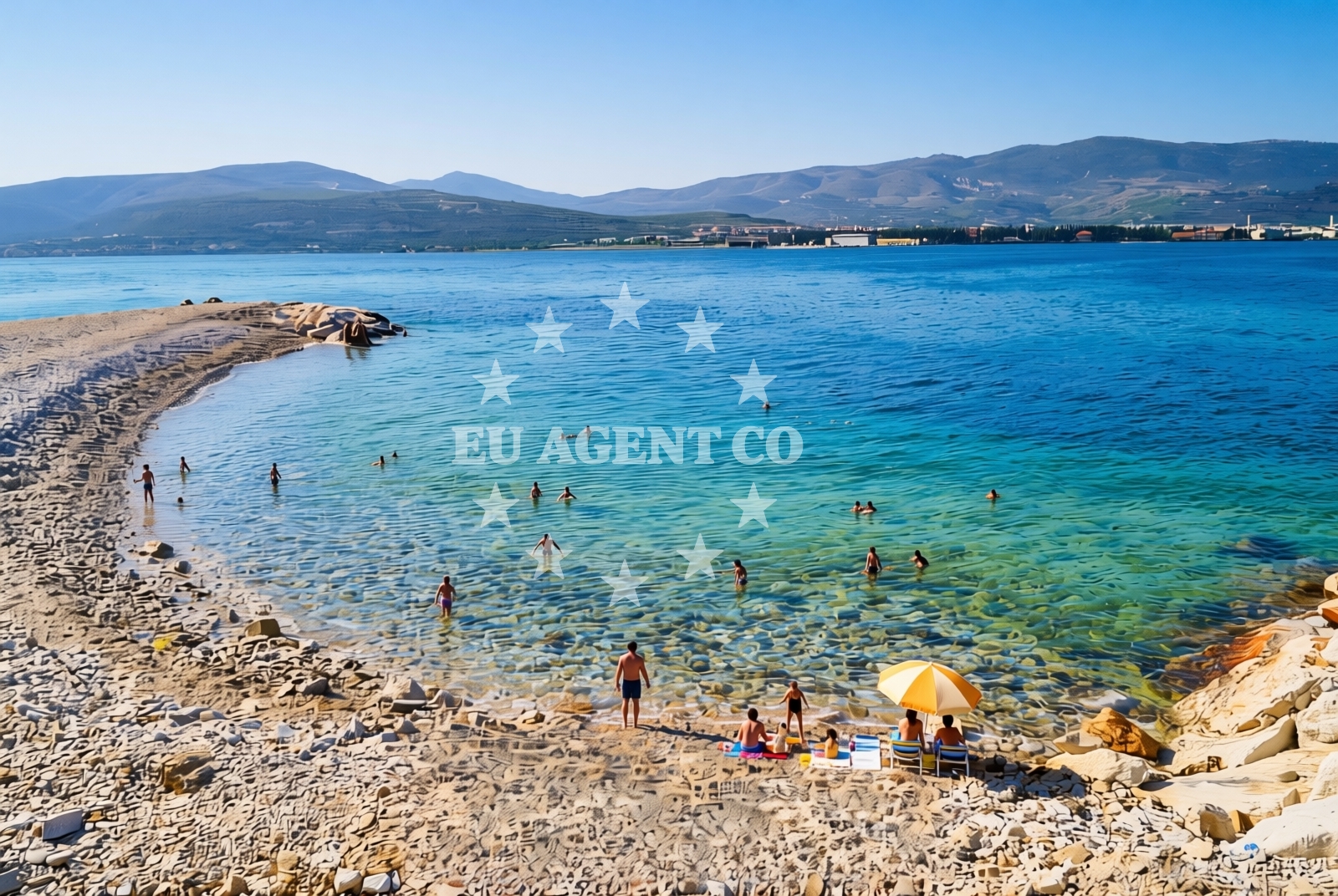 Additional view of Krcica beach in , Trogir
