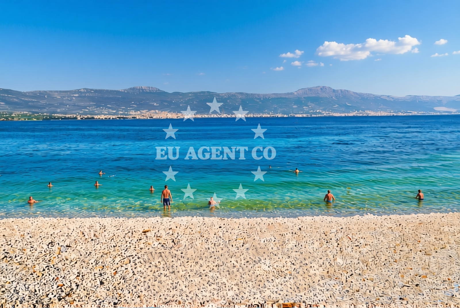Additional view of Krcica beach in , Trogir