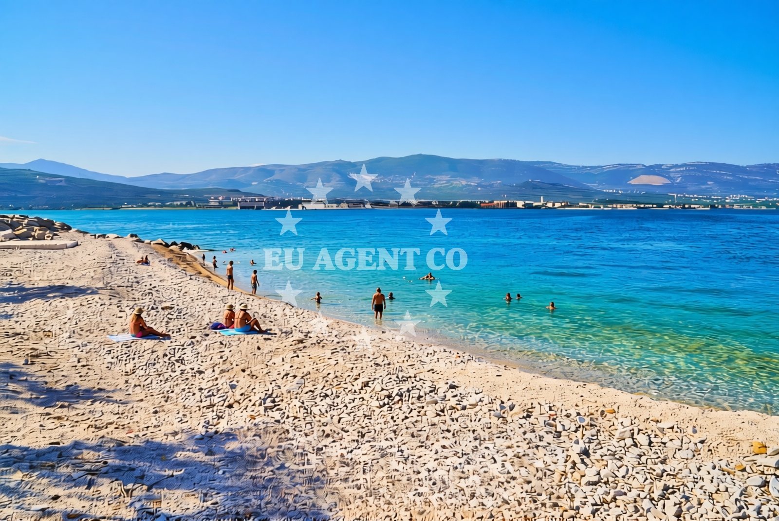 Additional view of Krcica beach in , Trogir