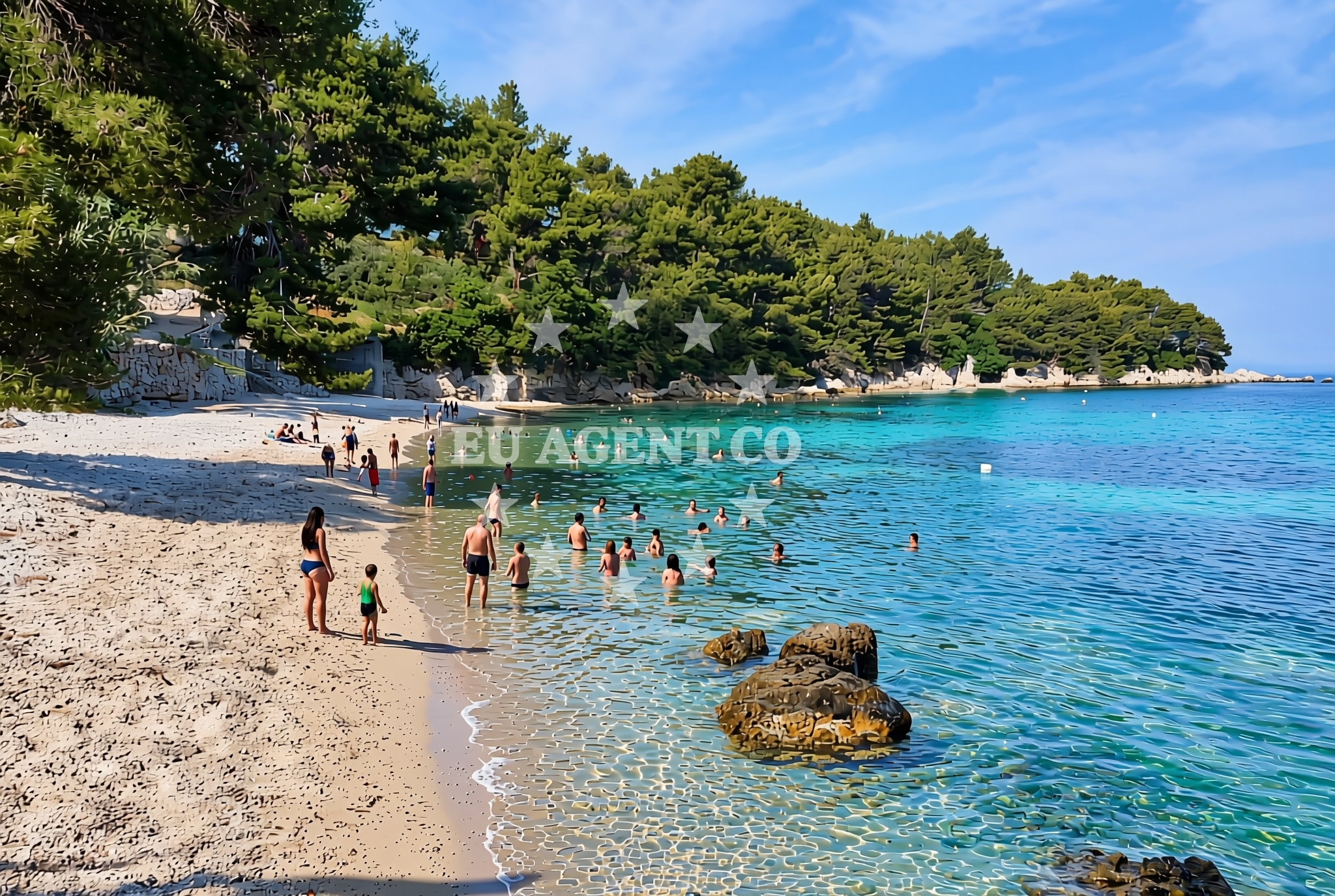 Additional view of Kremena beach in , Žuljana