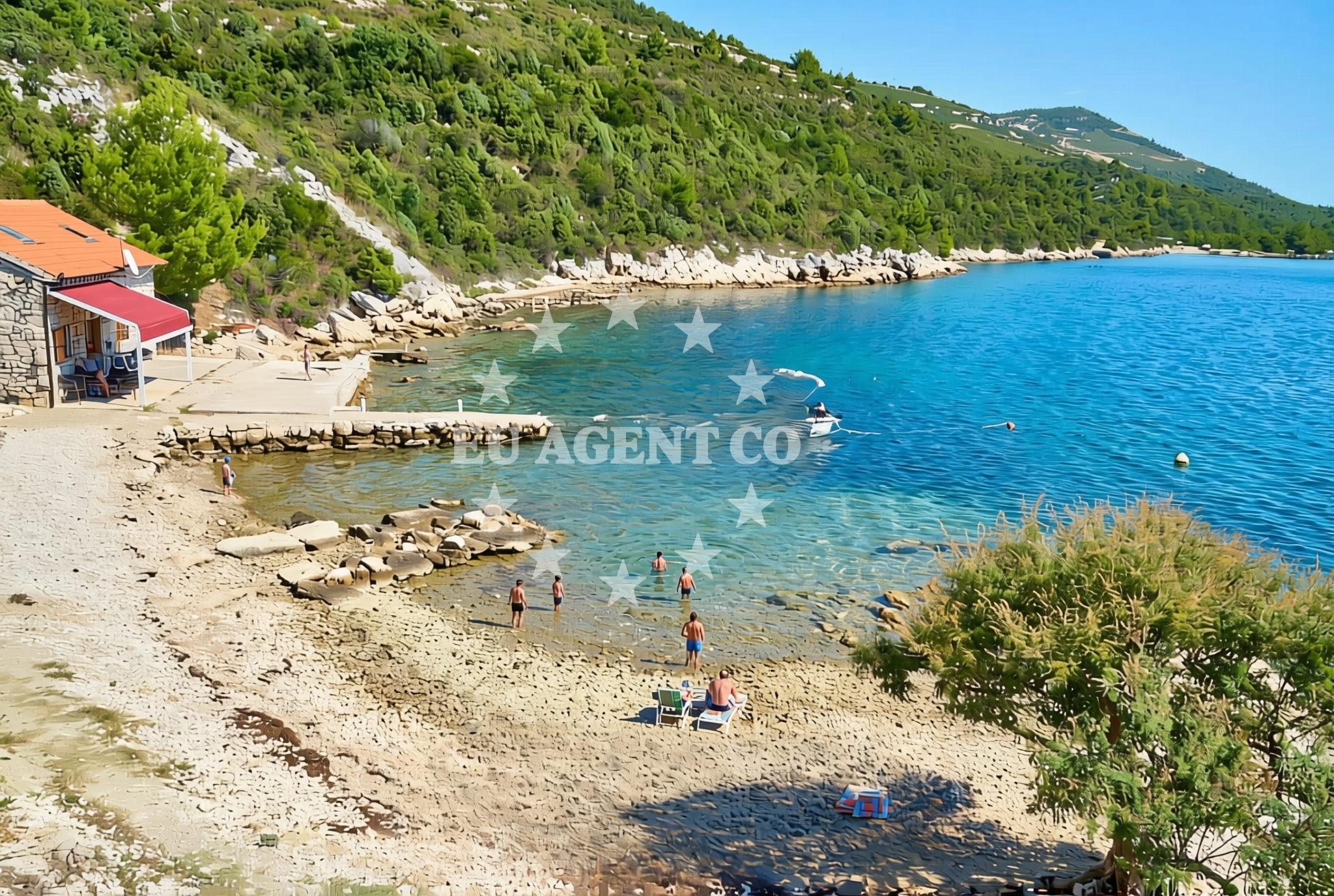 Overview of Kremena: beaches and coves (2) in Kremena
