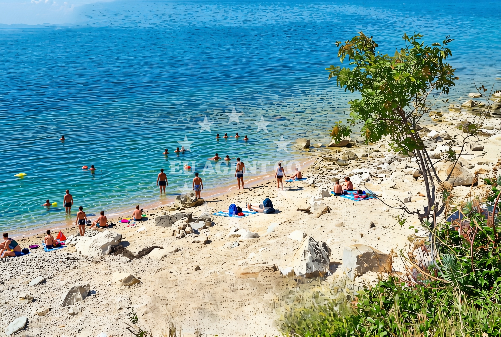 Additional view of Kričina vala, Duba (Slivno) Beach in Kričina vala