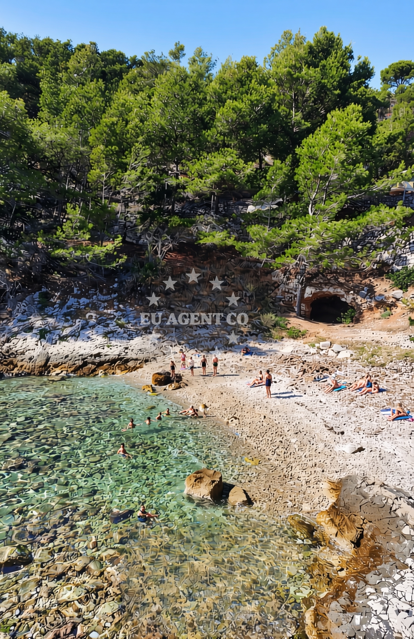 Additional view of Krivi dolac, Gdinj (Hvar) Beach in Krivi dolac